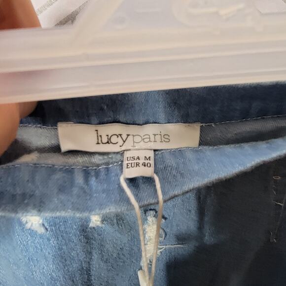 Lucy Paris Jean Skirt Sz Medium - Picture 7 of 9